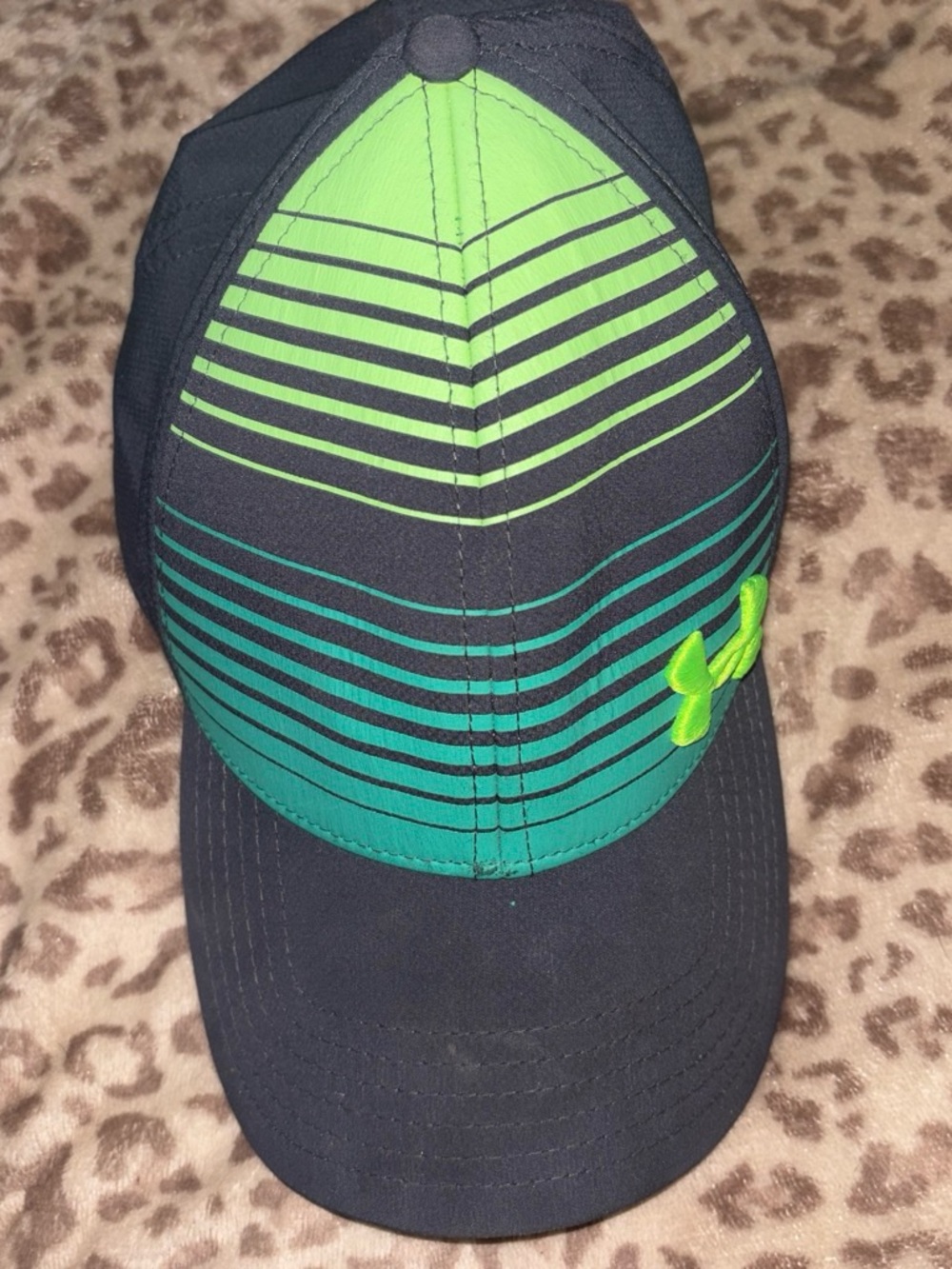 Under Armour Black Cap with Green Undervisor